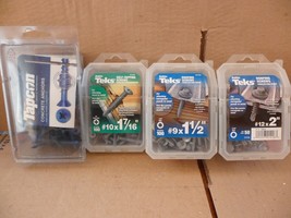 4 boxes screws roofing, self tapping, tapcon - £11.76 GBP