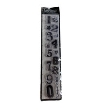 Hampton Foot Long Number Clear Stamps - New - $4.94
