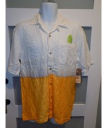 George SS Lime Hawaiian Button Down Shirt Size S (34-36) Men&#39;s NEW - $19.00