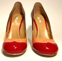 Miu Miu - Vero Cuoio Laidies Pumps Shoes - Orange - Size EU 38 1/2 - £225.40 GBP