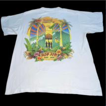 Ron Jon Surf Shop T Shirt Sz X-Large White Parrot Board Meeting USA Made - £27.42 GBP