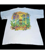 Ron Jon Surf Shop T Shirt Sz X-Large White Parrot Board Meeting USA Made - £27.40 GBP