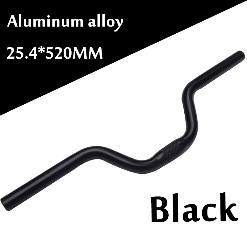 Bicycle 25.4*520mm Swallow Handlebar Mountain Bike  Handlebar Aluminum Alloy Ris - $126.23