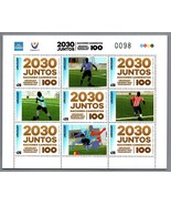 2030 Football FIFA Soccer World championship Hosting sheet URUGUAY MNH ** - £18.56 GBP