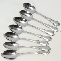 Oneidacraft Chateau Teaspoons 6&quot; Stainless  Lot of 7 - $18.61