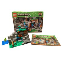 Lego 21141 Minecraft The Zombie Cave Complete With Box, Manual And All Pieces - £16.09 GBP