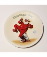 Norman Rockwell Jolly Old St Nick Plate Fine China By Edwin Knowles 1989... - $12.24