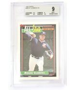 Roger Clemens Topps 1992 All Star Red Sox Baseball Card 405 BGS 9 Mint - £11.89 GBP