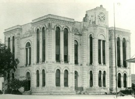 RPPC Bosque County Court House Meridan Texas TX Unused Postcard - £22.70 GBP