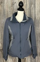 Spyder Women&#39;s Ski Jacket Size 6 Grey, Zip Pockets, NO HOOD! - £21.02 GBP