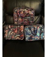 Vera Bradley 4 PIECE COSMETIC ORGANIZER Travel Toiletry Set Choose Patte... - $80.89 CAD