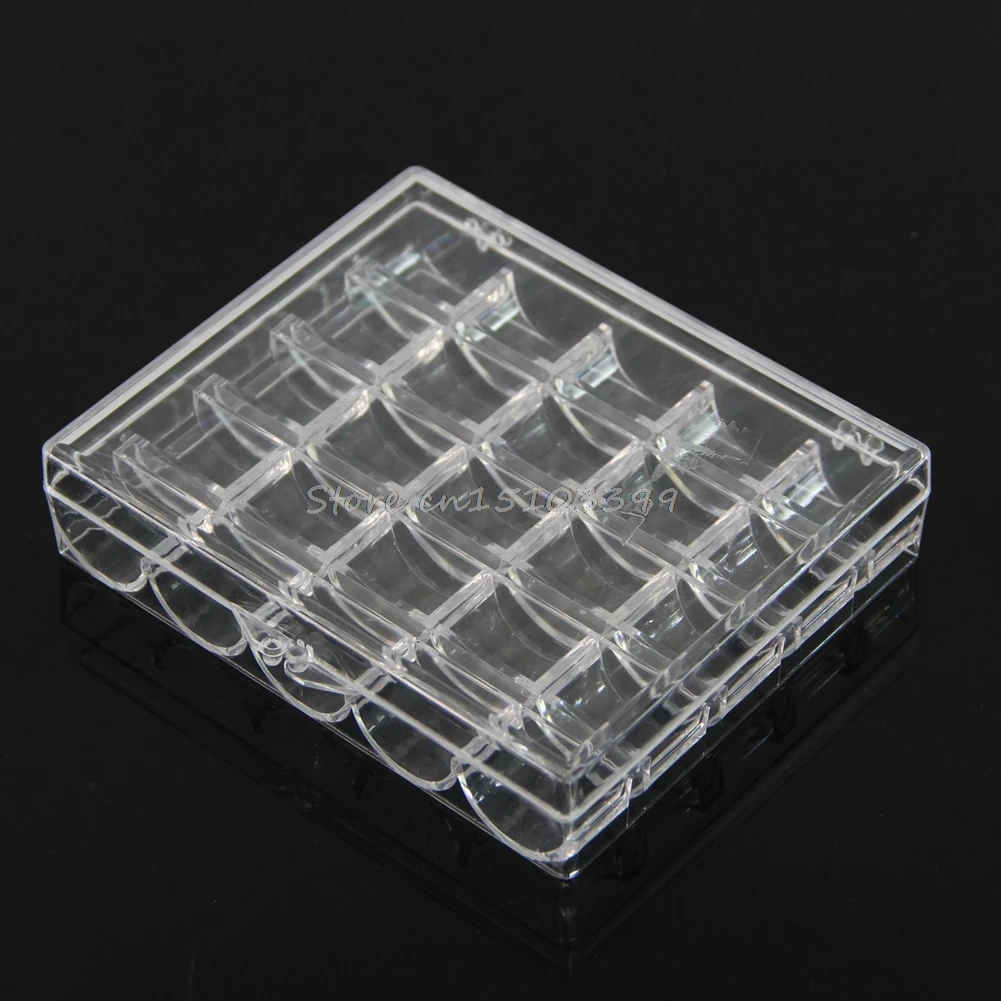 Hot Selling 25Pcs Plastic  Bobbins Case Tool Bag Box For Brother Janome ... - £48.95 GBP