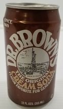 C) Vintage Dr. Brown's Cream Soda 12oz Empty Soda Can K.B.I. College Poi... - $9.89