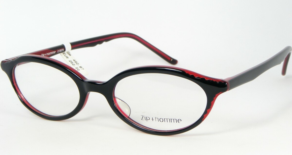 Zip + Homme Z 0070 Col 1 Nero/Rosso Occhiali da Sole Telaio 48-18-143mm ... - $115.79