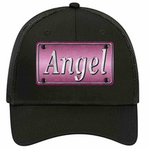 Angel Pink Novelty Black Mesh License Plate Hat - £23.17 GBP