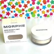MORPHE Mini Bake &amp; Set Setting Powder in Translucent 0.09 oz NIB - $279.15 MXN