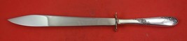 Sweetheart Rose by Lunt Sterling Silver Steak Carving Knife 11 3/4&quot; - £53.66 GBP