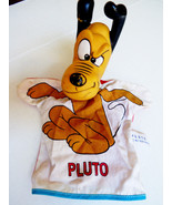 VTG 1960&#39;s Walt Disney Productions Pluto Dog Hand Puppet Vinyl Head 11&quot; ... - £19.88 GBP