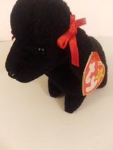 Ty Beanie Babies Gigi the Black Poodle Retired 7&quot; Long Mint With All Tags - $14.99