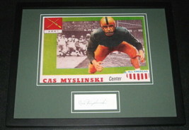 Cas Myslinski Signed Framed 11x14 Photo Display JSA Pitt - £158.26 GBP