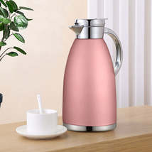 Soga 2.3L Rose Color 3-Layer Vacuum Insulated Stainless Steel Flask - $51.90