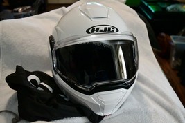 HJC Black/White i100 Beis Modular Helmet - X-Large New W Cover Rare 515b2 - £351.15 GBP