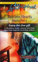 Restless Hearts by Marta Perry / 2008 Love Inspired Romance Paperback - $1.13