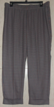 Nwt Womens $109 J. Jill Houndstooth Check Plaid Pull On Pant W/ Pockets Size 20 - £36.64 GBP