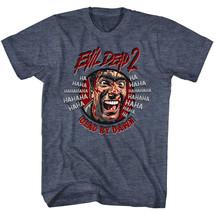 Evil Dead 2 Crazy Laugh Men&#39;s T Shirt Maniacal Ash Finally Snaps Zombie Horror - £19.91 GBP+