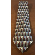 Vintage Villa Bolgheri Italia Tie - 100% Silk - Made In Italy - $15.45 CAD