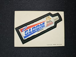 Topps Wacky Packages 2nd Series 1973 Gloom Toothpaste  - $19.79
