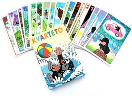 Quartets (Card Game) Mole, Cards The Little Mole (Krtek), European Product - $8.30