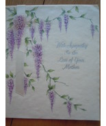 Vintage With Sympathy  Loss of Mother Vellum Hallmark Greeting Card  - £3.13 GBP