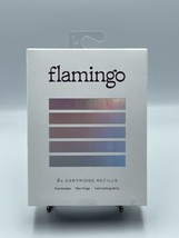Flamingo Five Blade Cartridge Refills 8Pk. Lubricating Strip Flex Hinge NEW - $13.55