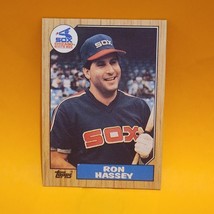 1987 Topps #667 RON HASSEY Chicago White Baseball Card - £0.99 GBP