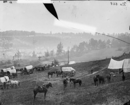 Union Federal Army Troop Encampment 1862 Virginia - 8x10 US Civil War Photo - £7.03 GBP