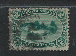 Canada Newfoundland 1865-94 Fine Used Stamp Scott # 24 &quot;Codfish &quot; - £6.56 GBP