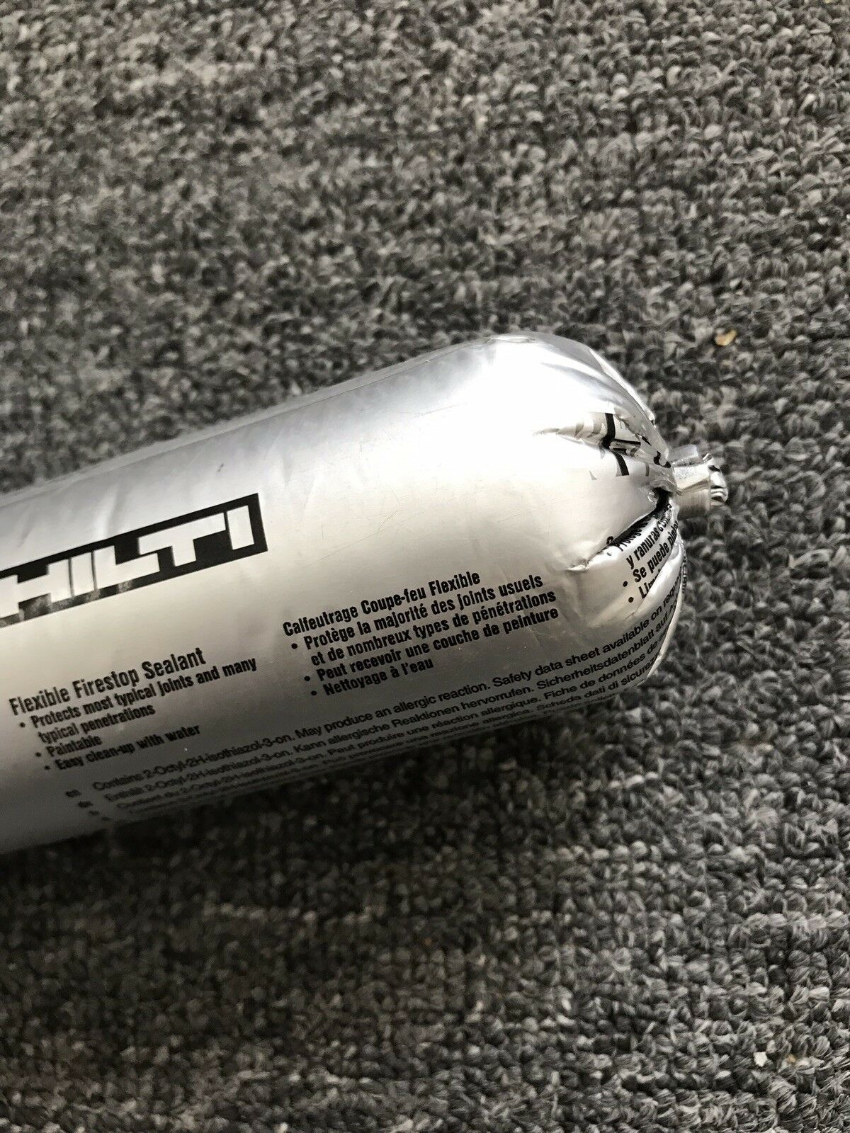 Hilti FSOne Max Firestop Sealant 20 oz 2101532 Sausage Tube Intumescent Caulks & Sealants