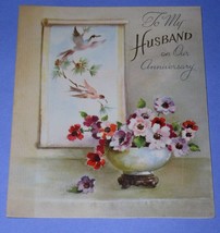 Rust Craft Anniversay Greeting Card Vintage 1947 To My Husband Scrapbooking - £11.71 GBP