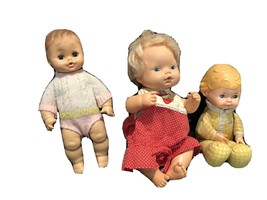 1960 Horseman Molded Hair Baby Doll ,1975 Fisher Price Doll , 1975 Mattel Dolls - $149.99