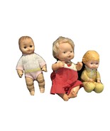 1960 Horseman Molded Hair Baby Doll ,1975 Fisher Price Doll , 1975 Matte... - £117.98 GBP