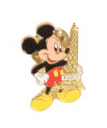 Disneyland Paris - Mickey Mouse Holding Eiffel Tower Pin - $168.30 MXN