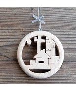 Wooden Village Ornament - $36.83 CAD