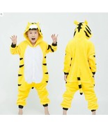 new TIGER ONE PIECE Kids Pajamas Costume Jumpsuit sz M (8-10y) 140cm hoody - €18,67 EUR