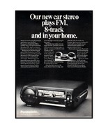 1972 Panasonic CQ-880 Car Stereo 8 Track Vintage Print Ad Audiophile Wal... - £8.30 GBP