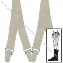 Vanguard  Y Style White Shirt Holders/Shirt Stays/garters attach to sock - $160.95 MXN