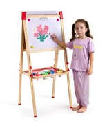 3-in-1 Kids Art Easel Double-Sided Wooden Magnetic Whiteboard Chalkboard - €76,21 EUR