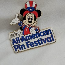 DLR - Mickey&#39;s All American Pin Trading Festival Logo Disney Pin 22728 - $9.41