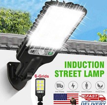 2400W Led Solar Flood Light Motion Sensor Wall Street Yard Outdoor Security Lamp - £31.16 GBP