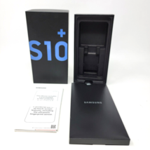 Samsung Galaxy S10+ Plus Blue 128gb Box Only No Phone or Cables SM-G975U - $11.70